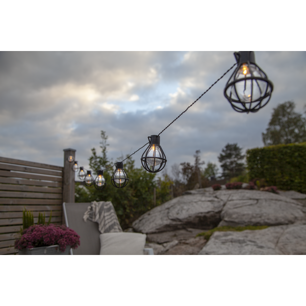 String lights with cages - Industry - 2.8 metres - 5