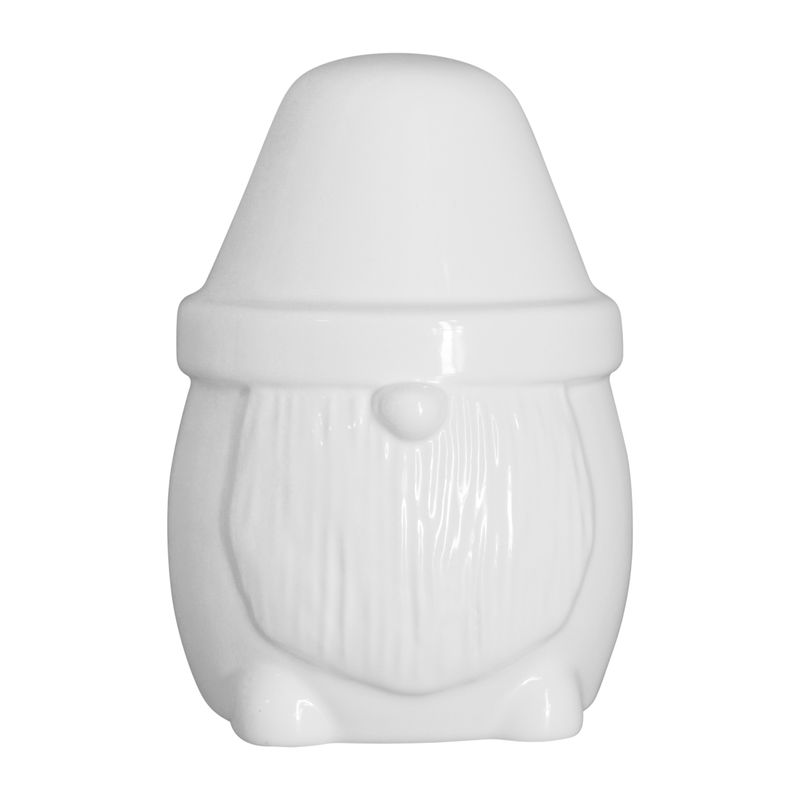 Santa Claus - Christmas Santa Claus - Shiny White - 14.5 cm - 2