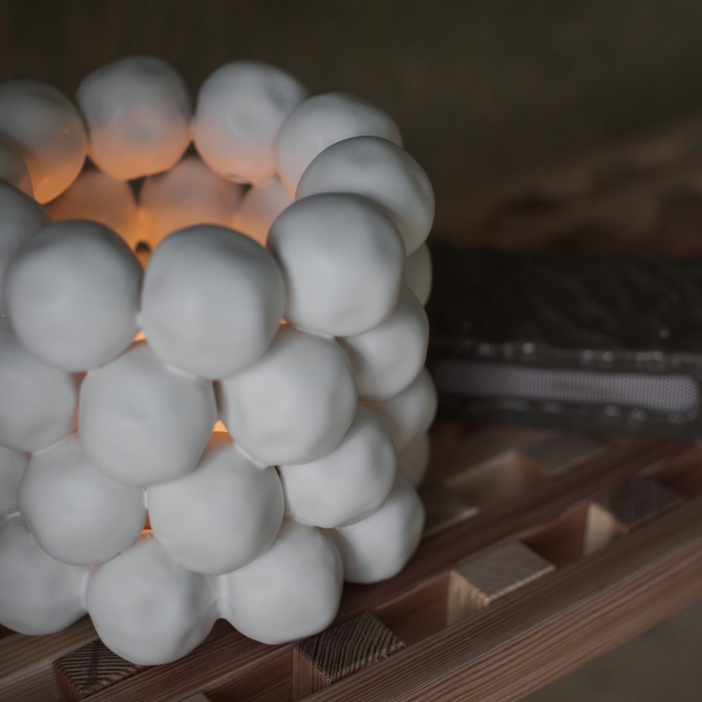 Bright - White - Lantern - Snowballs - Snowball lantern - DBKD - 17x15 cm - 2
