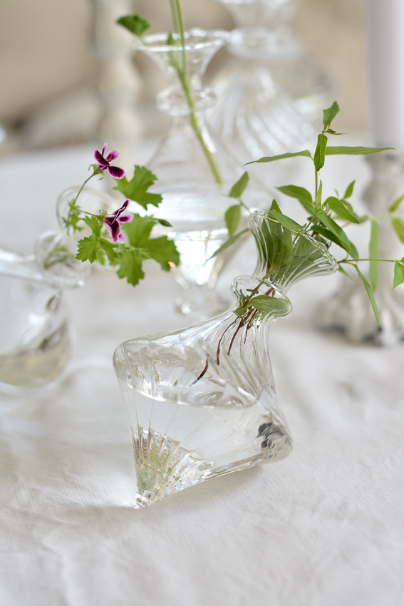 FLAT VASE GLASS VASE OLIVIA STRIPE - 4