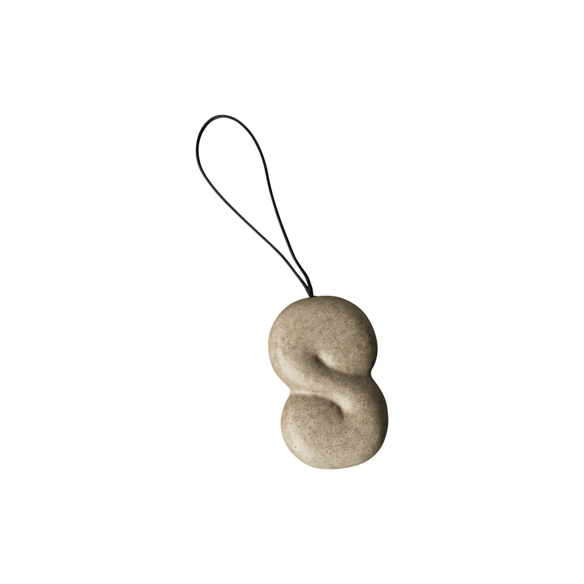 Hanging Bun - Beige - Hängande Lussekatt - 6x4 cm - DBKD - 5