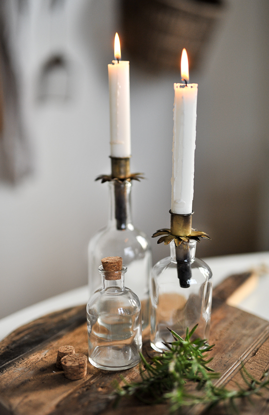 Glass bottle with cork - Bottle - Clear - Medium
