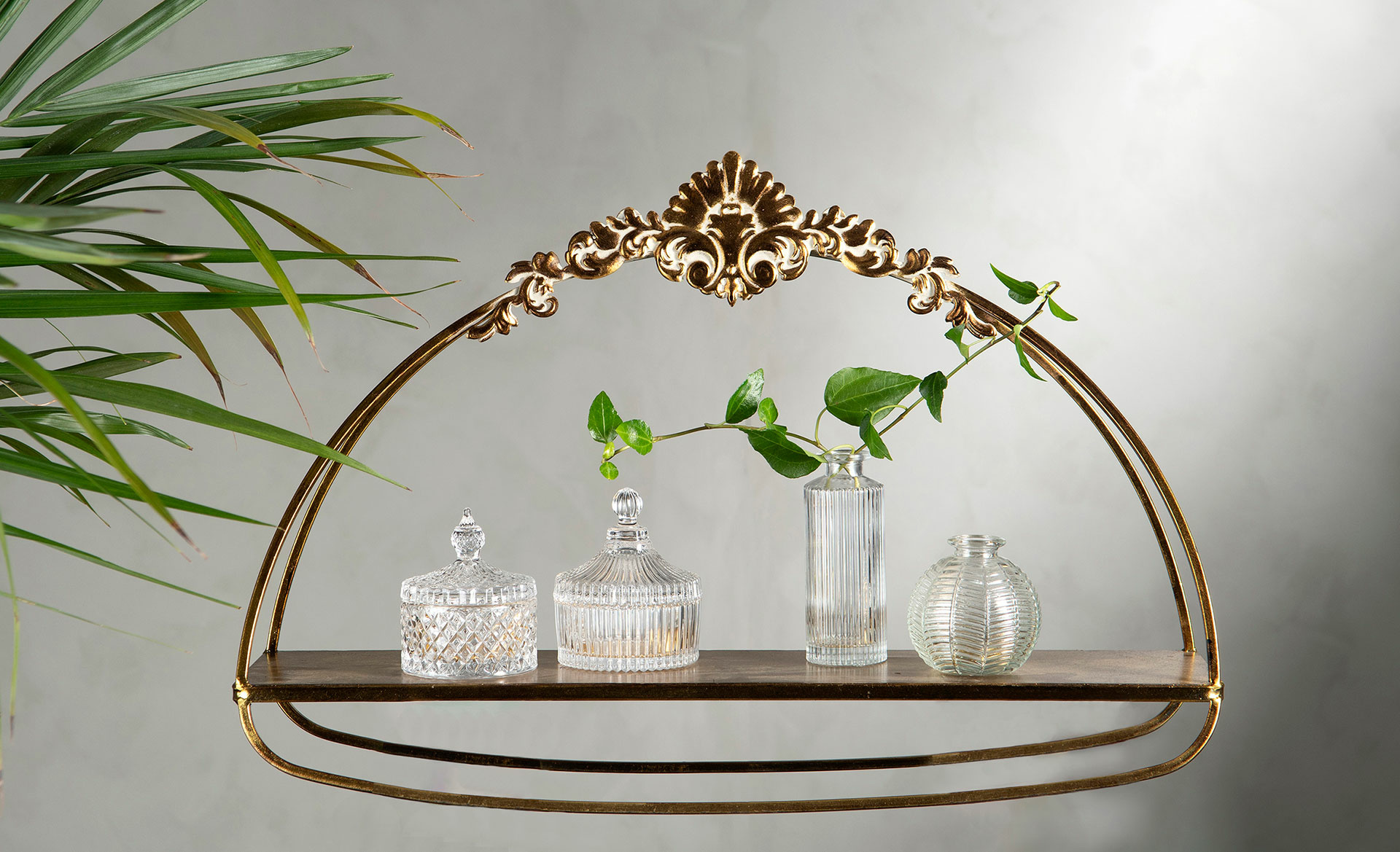 Wall shelf - Shelf - Wall shelf Ornament 60x16x40 cm - 3