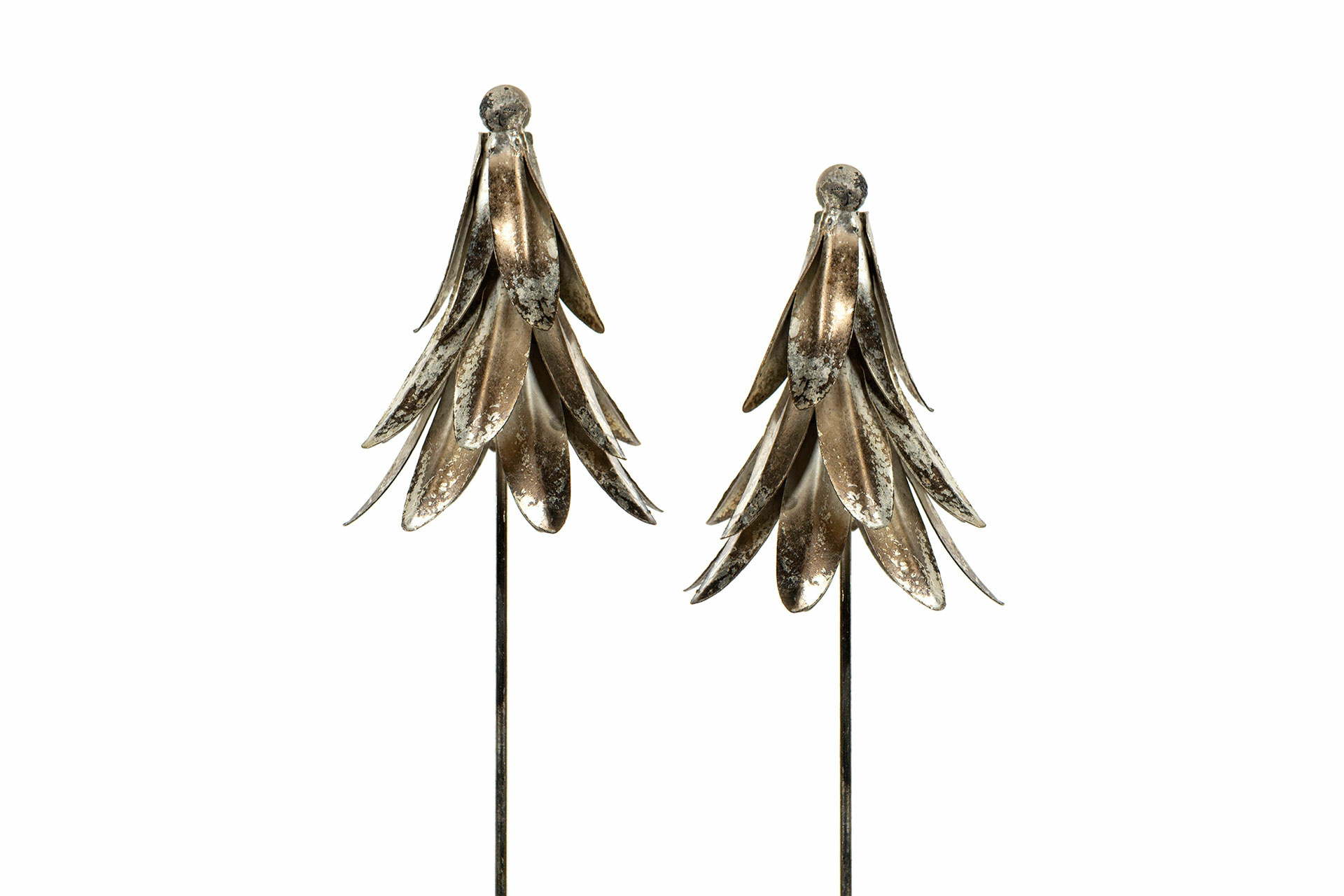 Gran/Stick Metall Champagne - 5x9 cm - 1 st - 2