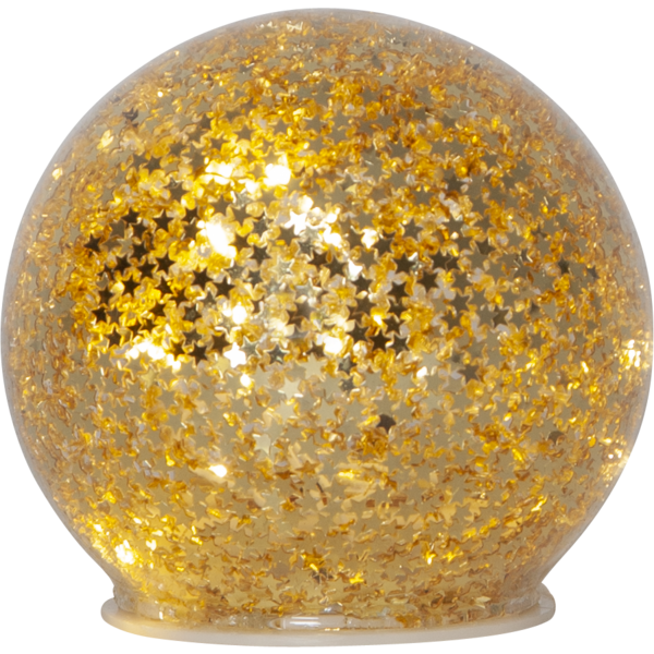 Glasdekoration Star Fall - 10x10 cm - Guld - 3