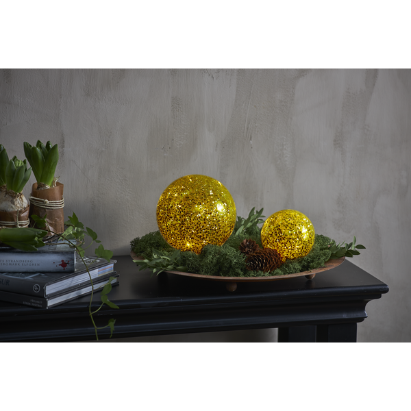 Glasdekoration Star Fall - 10x10 cm - Guld - 2