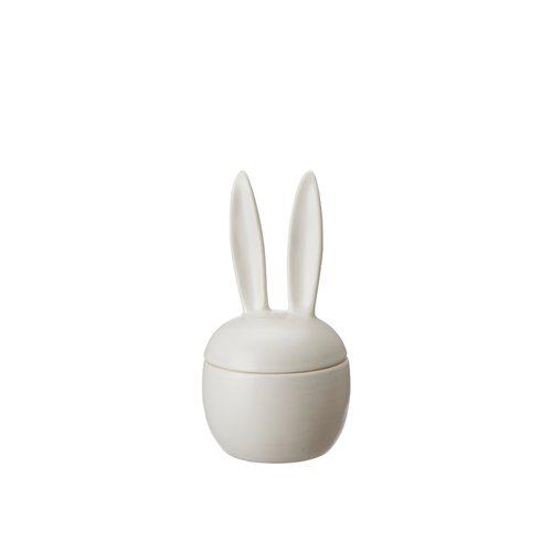 Easter egg - Bowl with lid - Rabbit - Pot - Egg - White - Small - 4