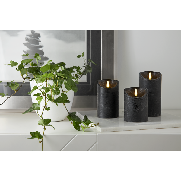 LED Blockljus Flamme Rustic - 4