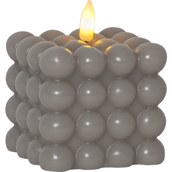 Battery light with timer - LED - Block light - Grey - Dot - 5