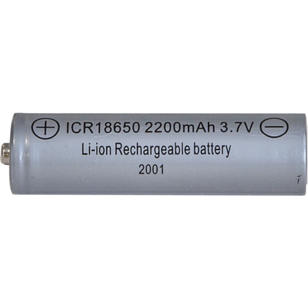 Rechargeable battery 18650 3.7V 2200mAh Li-ion