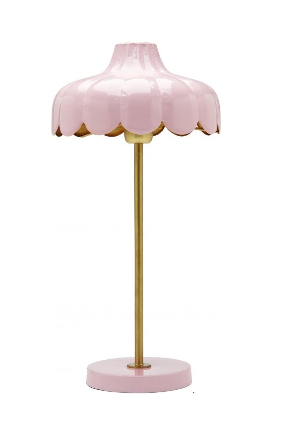 WELLS BORDSLAMPA/LAMPA ROSA