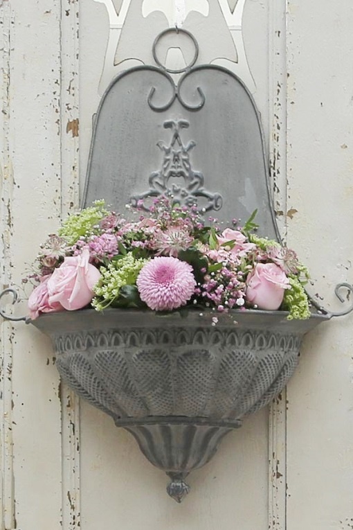 WALL POT / FLOWER BOX - ANTIQUE GREY - 3