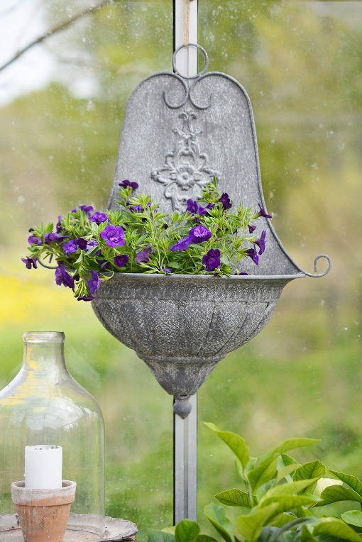 WALL POT / FLOWER BOX - ANTIQUE GREY - 5