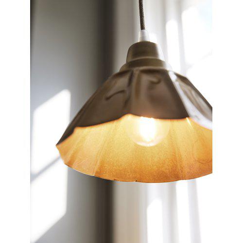 Window lamp - Lamp - Cobbler's lamp - Sheet metal - Yellow - 17.5x15 cm - 4