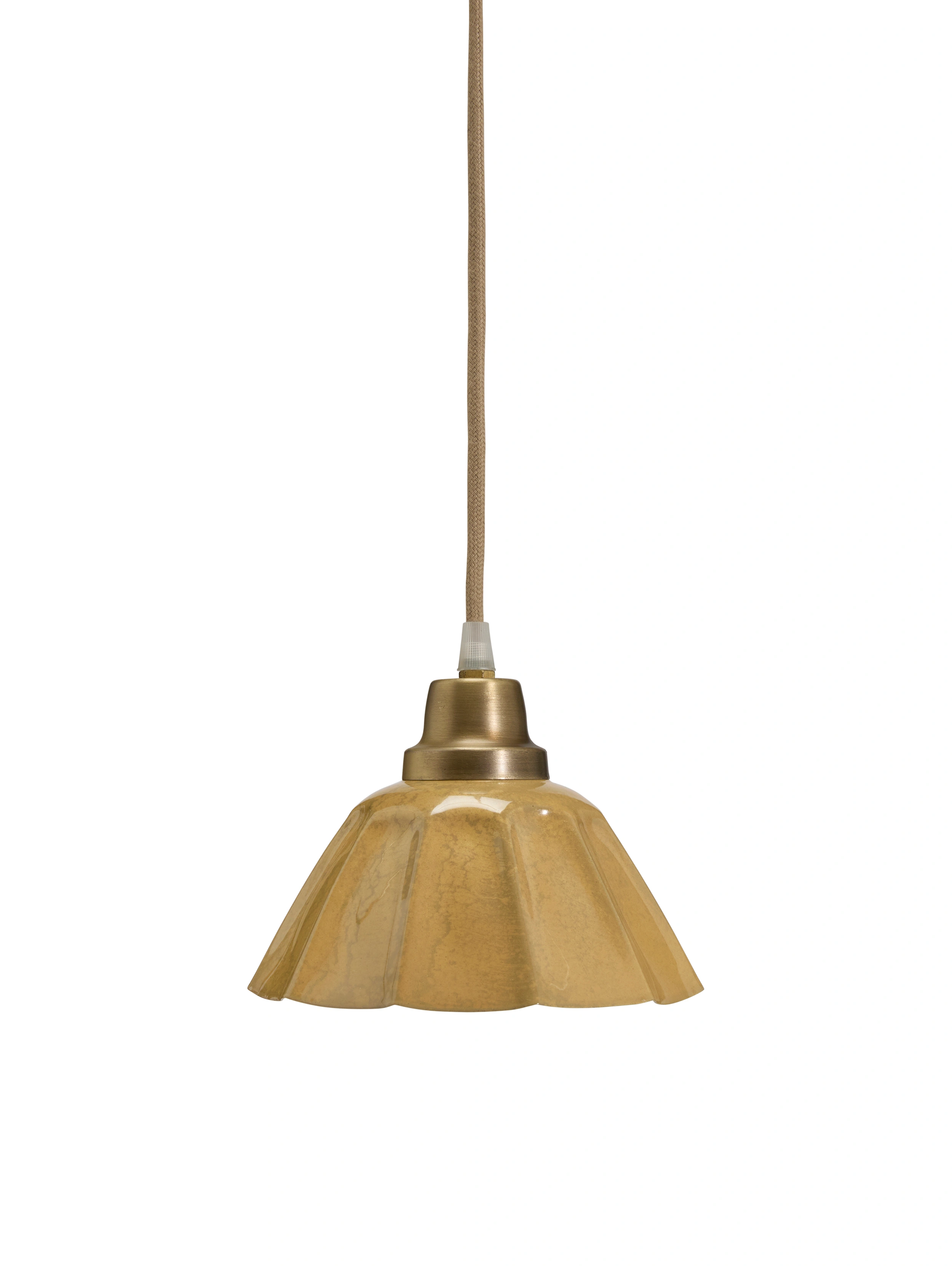 Window lamp - Lamp - Cobbler's lamp - Sheet metal - Yellow - 17.5x15 cm - 2