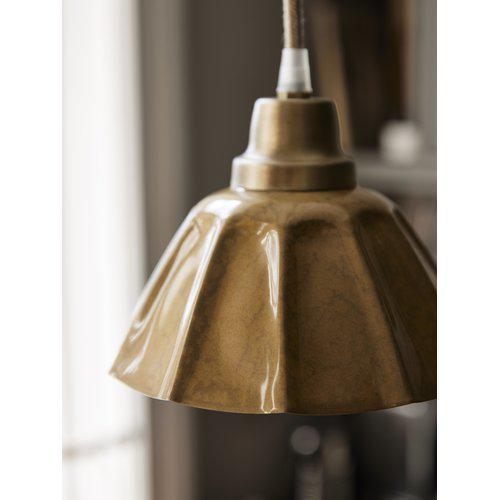Window lamp - Lamp - Cobbler's lamp - Sheet metal - Yellow - 17.5x15 cm - 5