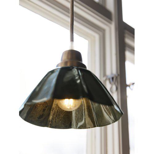 Window lamp - Lamp - Cobbler lamp - Sheet metal - Dark green - 17.5x15 cm - 2