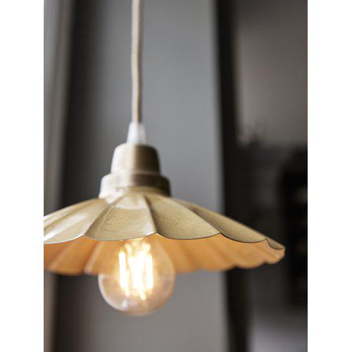 Ceiling lamp - Window lamp - Cobbler lamp Enamel - Yellow - 24 cm - 3