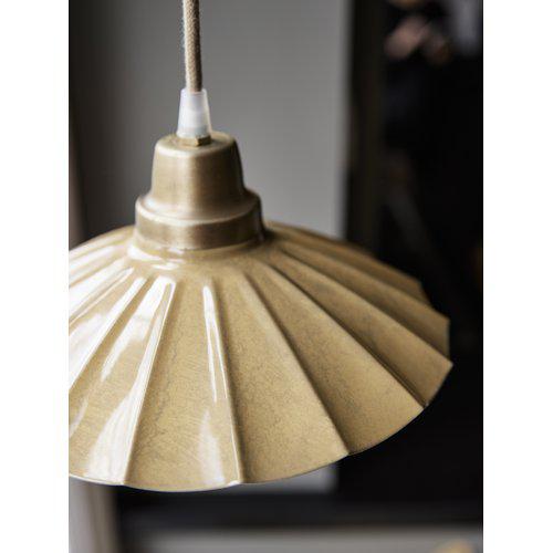 Ceiling lamp - Window lamp - Cobbler lamp Enamel - Yellow - 24 cm - 4