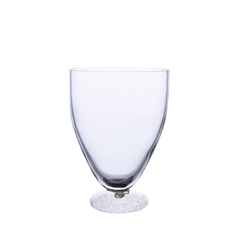 Glass vase - ERNST vase - Bubble base - Clear - 15x21 cm - 3