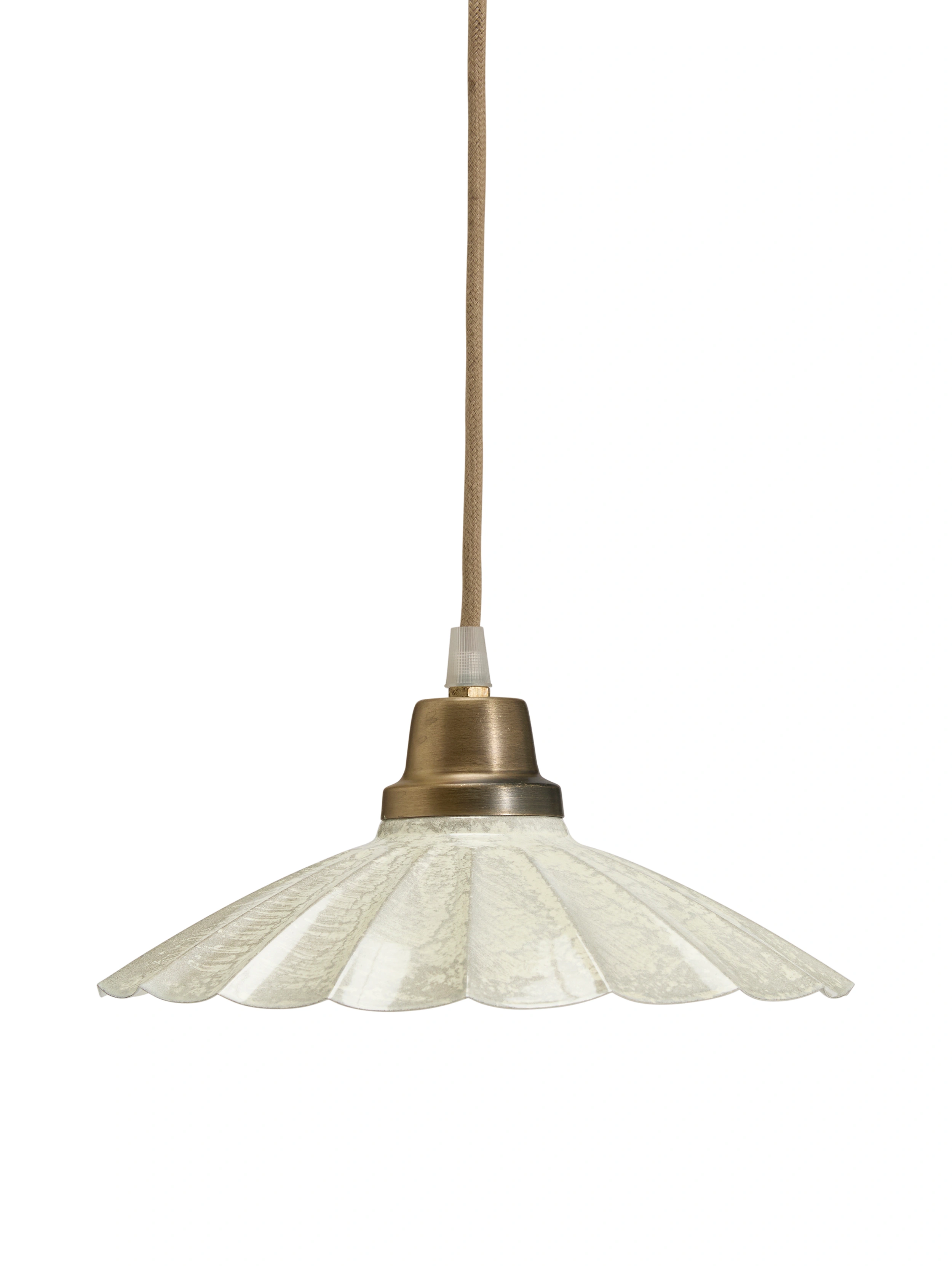 Ceiling lamp - Window lamp - Cobbler lamp Enamel - Off-white - 24 cm - 3