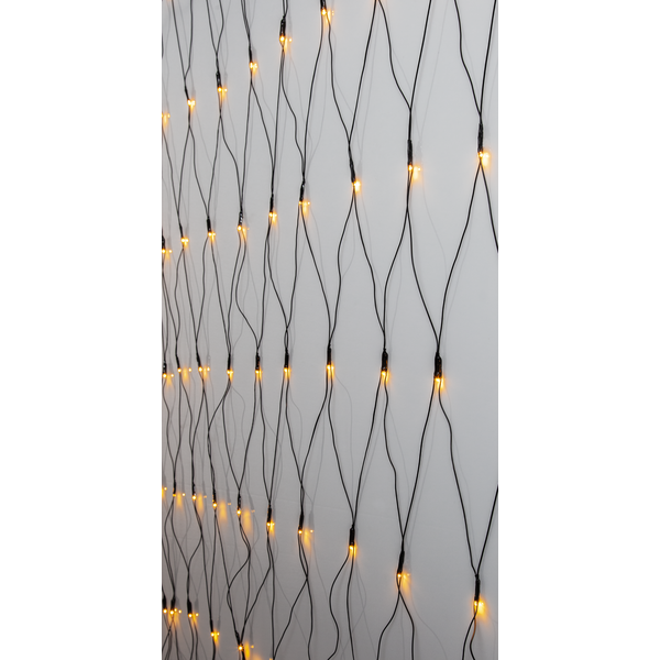 Warm white light net - String lights - Christmas lighting - 160 LED lights - 2x2 metres - 4