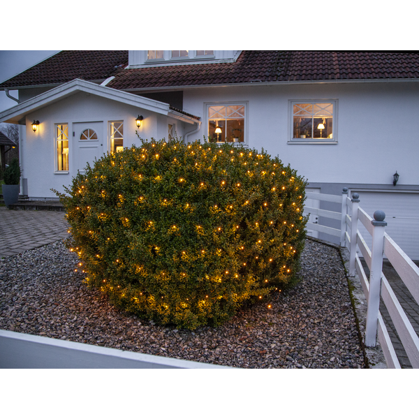 Warm white light net - String lights - Christmas lighting - 160 LED lights - 2x2 metres - 3