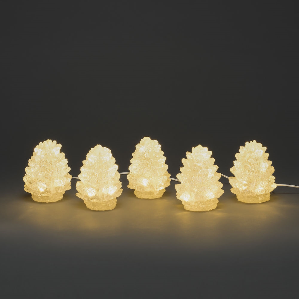 String lights with 5 cones for outdoor use - Dimmable - 3