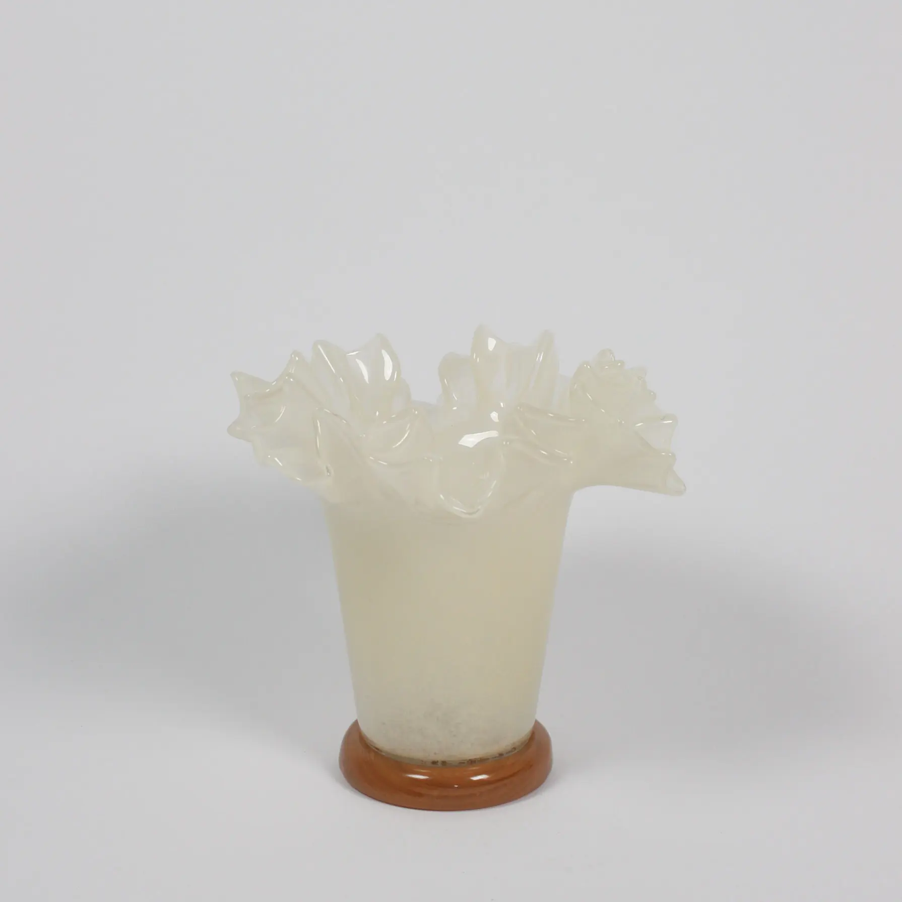 Vase - Glass vase - Vanilla - 21x22 cm - 3