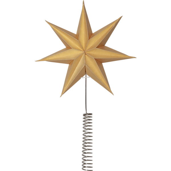 Toppstjärna - Julgransstjärna - Guld - 4