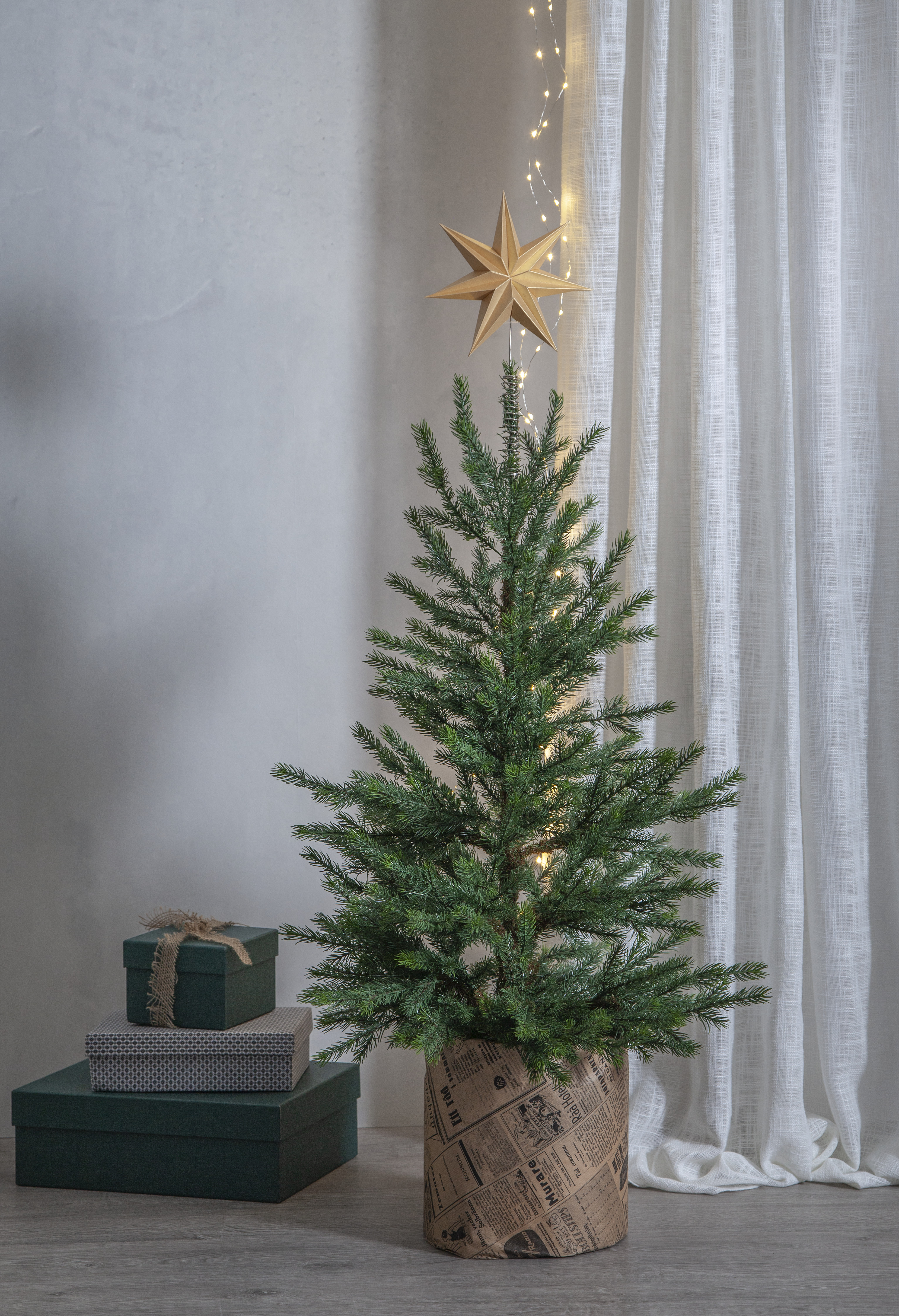 Toppstjärna - Julgransstjärna - Guld - 2