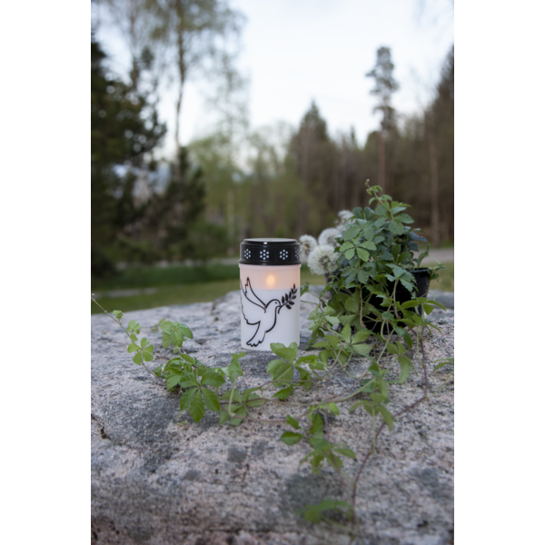 LED Battery Light - Grave Light Dove - Dove - 2