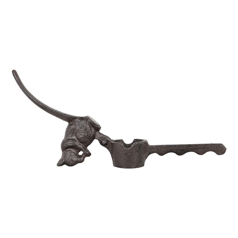 Nutcracker Squirrel Iron Antique Brown - 3