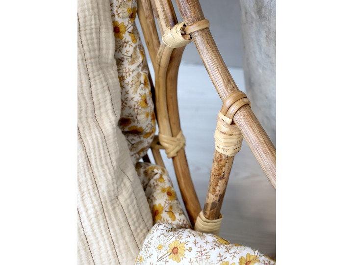 French Hanging Chair - Rattan - H117/L72/W72 cm - 5