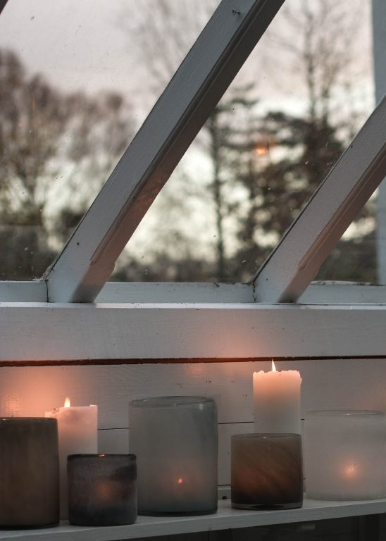 Lantern - Candlestick - Frost - Grey - Large - 3