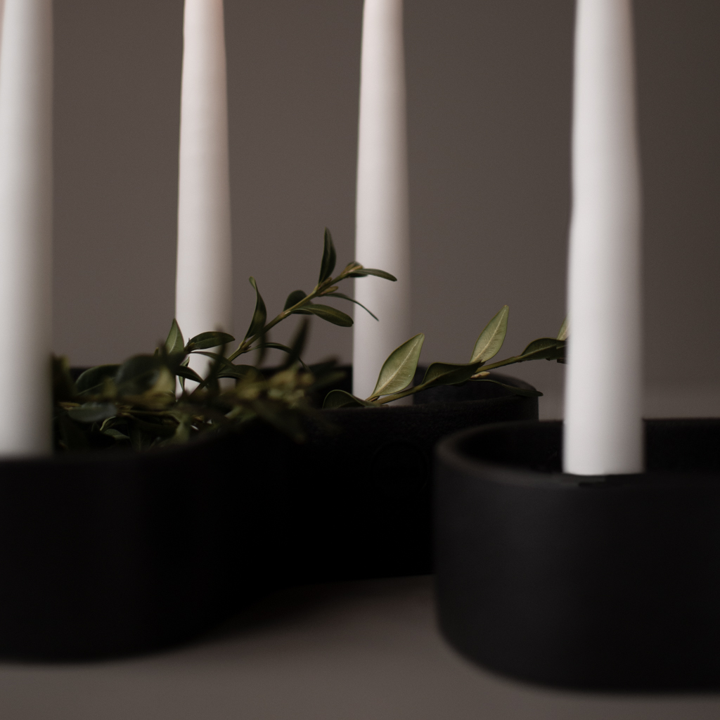 Candlestick - Cast Iron - 12x15 cm - Fill Me Up - DBKD - 6