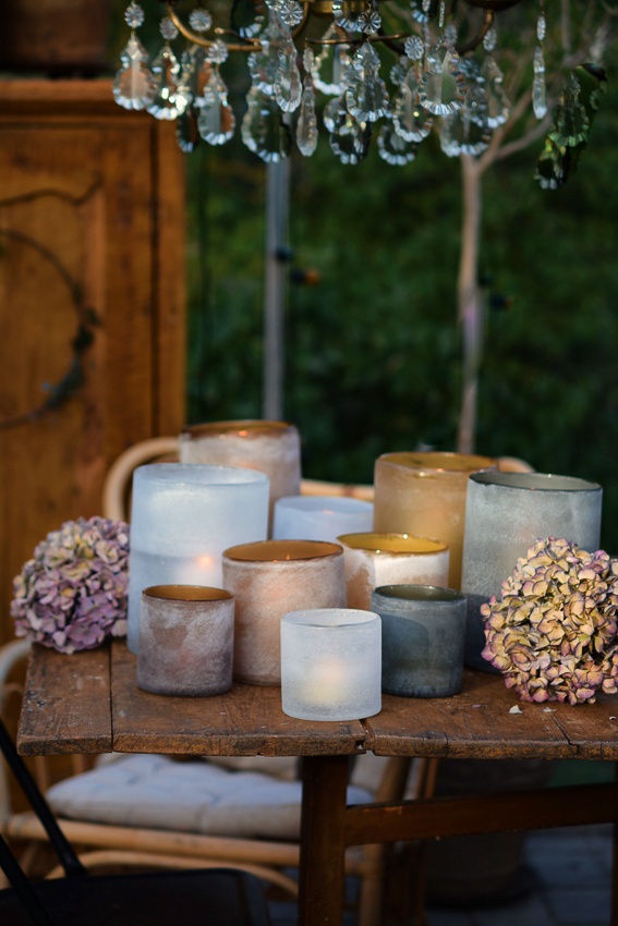 Lantern - Candlestick - Frost - White - Large - 4