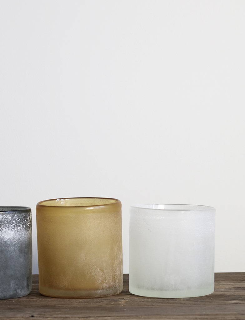 Lantern - Candle holder - Frost - White - Medium - 10