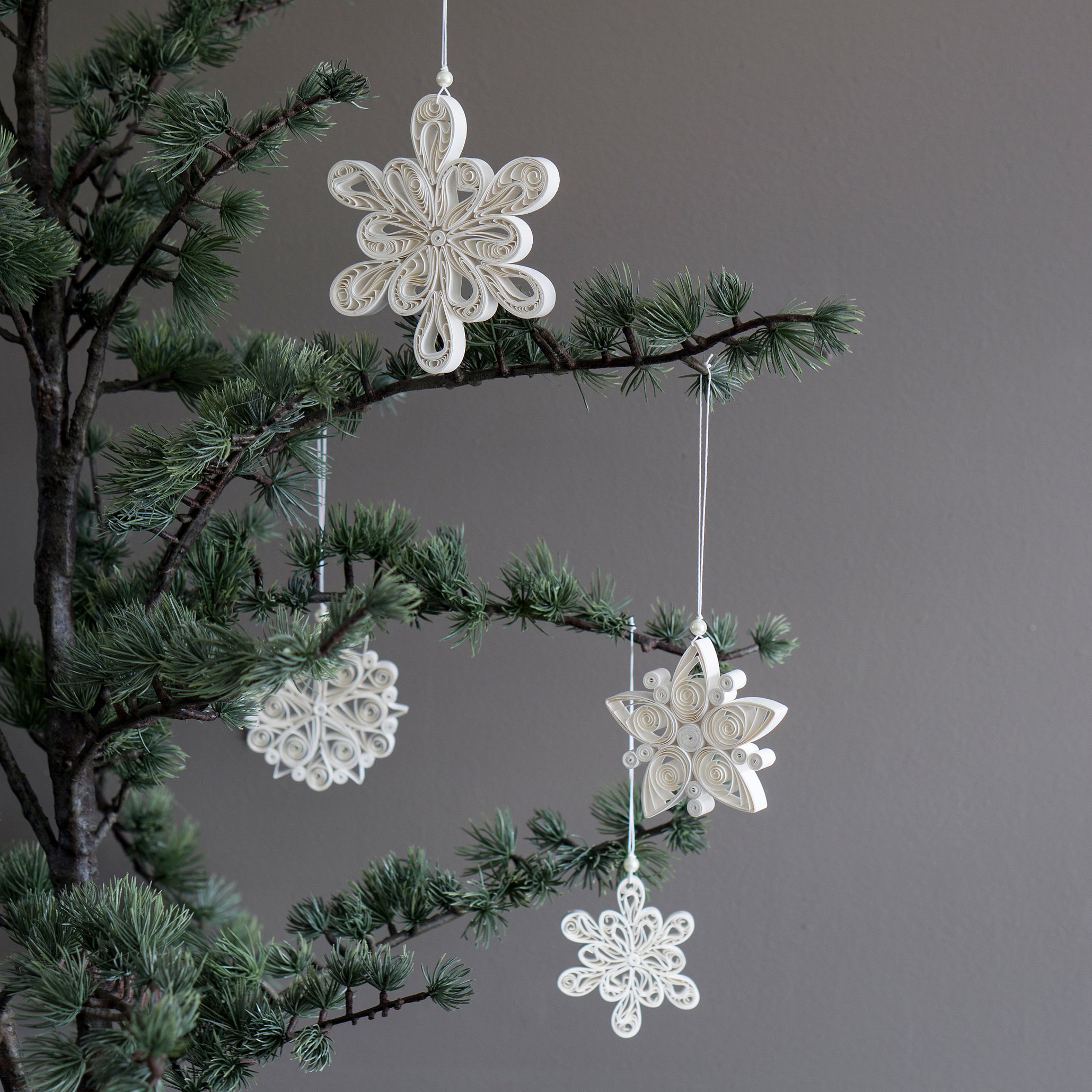Christmas decoration - Christmas tree decoration - Snowflake - Ø8 cm - DBKD - 3