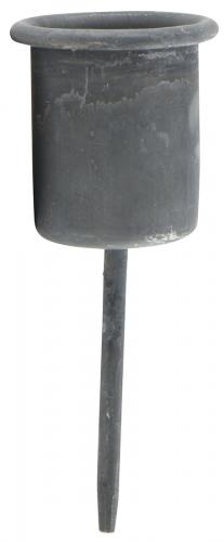 CANDLE HOLDER FOR CROWN CANDLES GREY - IB LAURSEN - 9