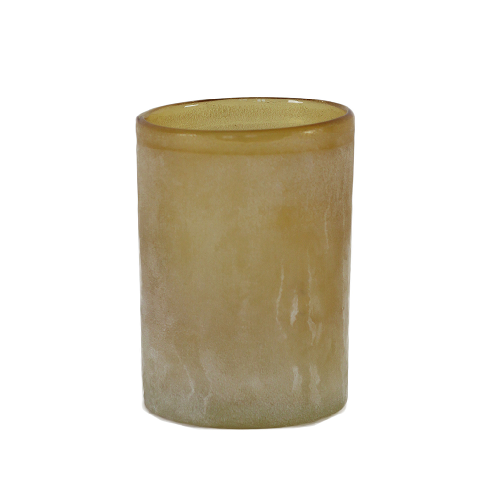 Lantern - Candlestick - Frost - Amber - Large - 16