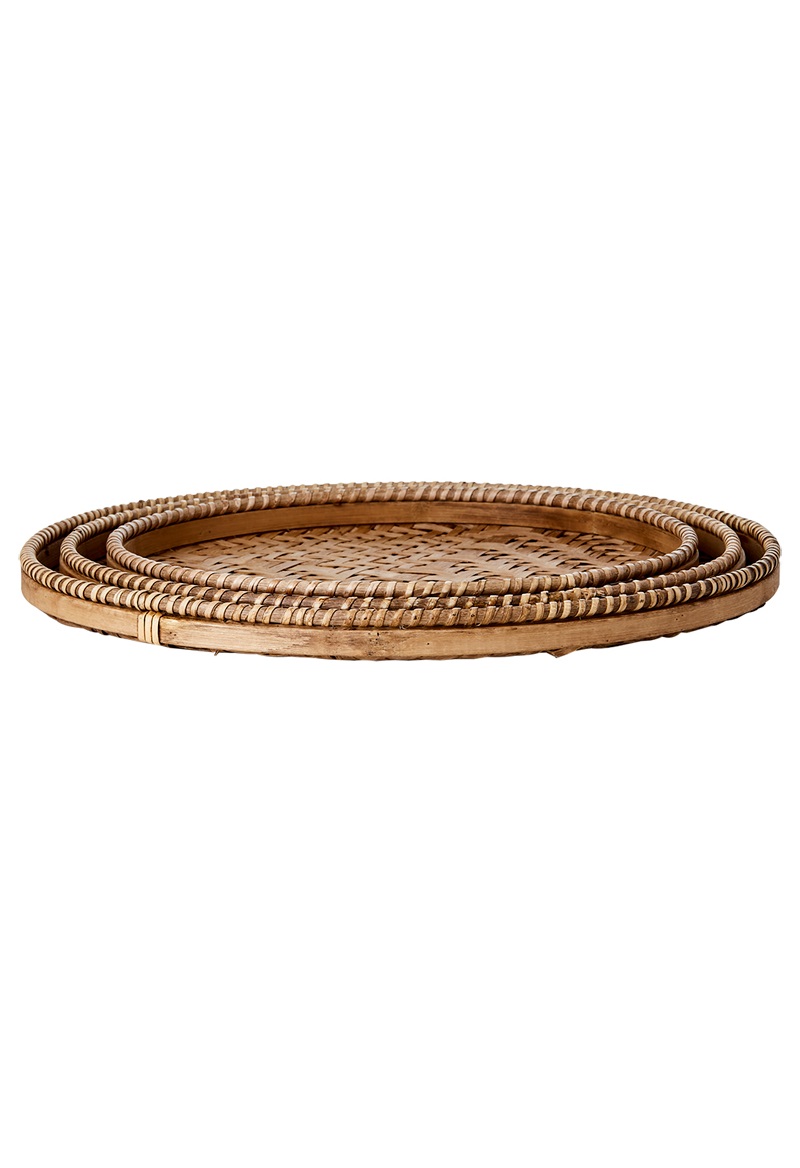 Trays - Bamboo trays - 3-pack - 7