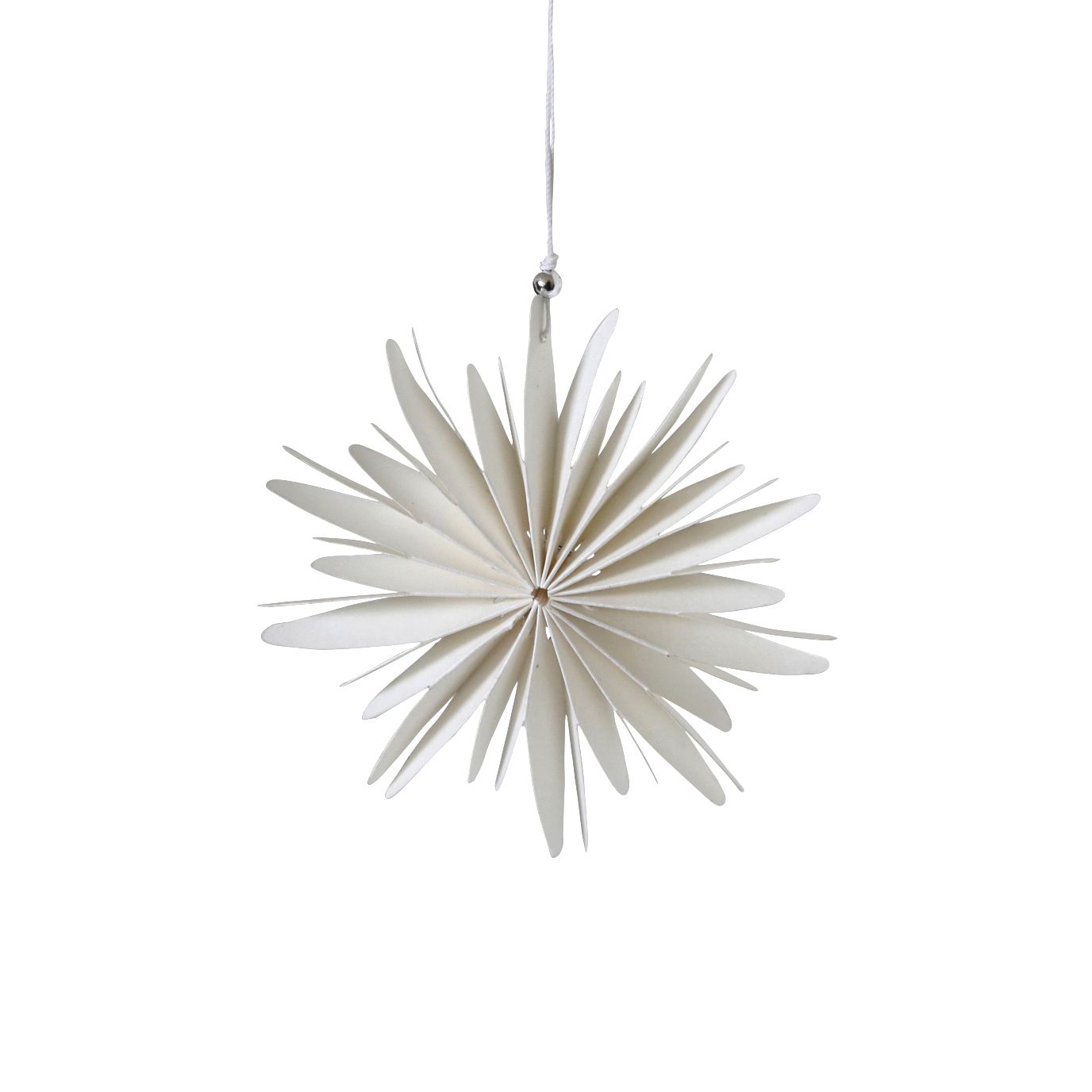 Christmas decoration - Christmas tree decoration - Snowflake - Paper flake - Ø10 cm - DBKD - 5