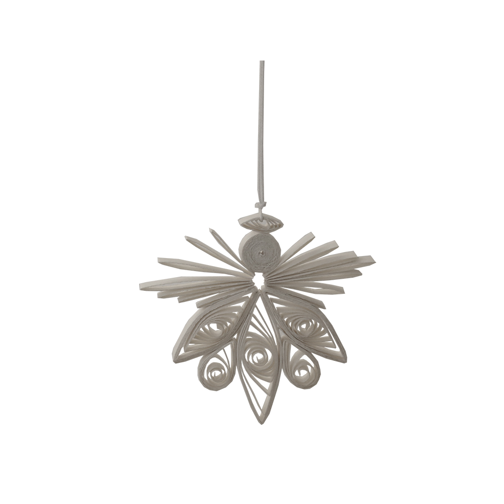 Juldekoration - Julgranshänge - Ängel - Ø8 cm - Paper Angel - DBKD - 3