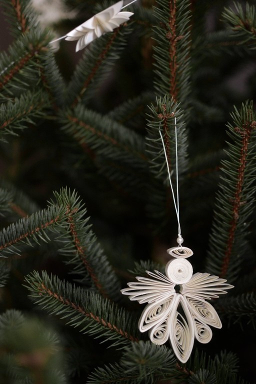 Juldekoration - Julgranshänge - Ängel - Ø8 cm - Paper Angel - DBKD - 2