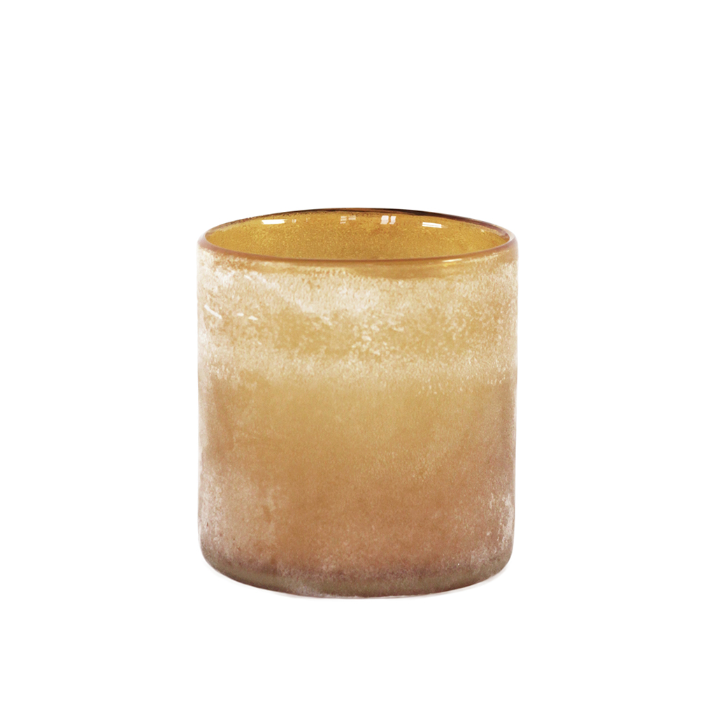 Lantern - Candlestick - Frost - Amber - Medium - 15