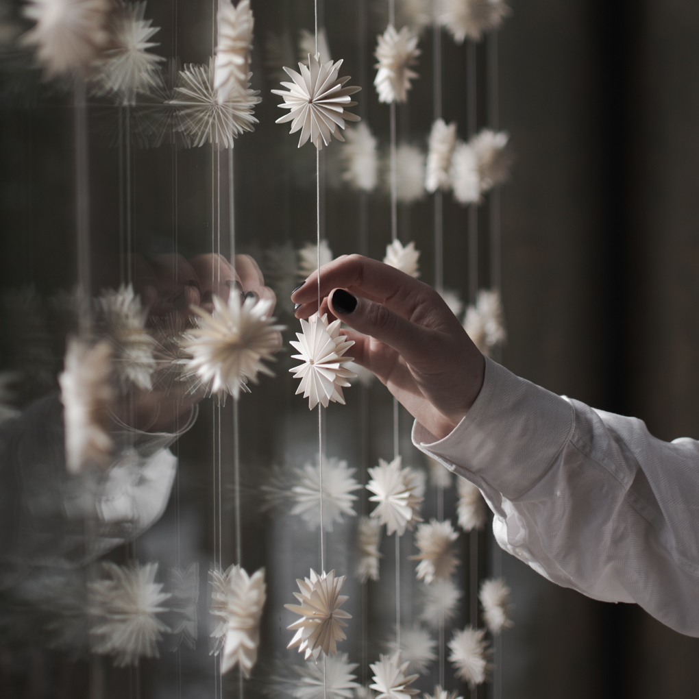 Garland - Snowflake - 300 cm - Garland Flake - DBKD - 3