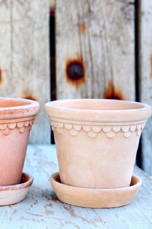 POT WITH SAUCER BERGS POTTER COPENHAGEN LIGHT TERRACOTTA Ø: 16 CM - 4