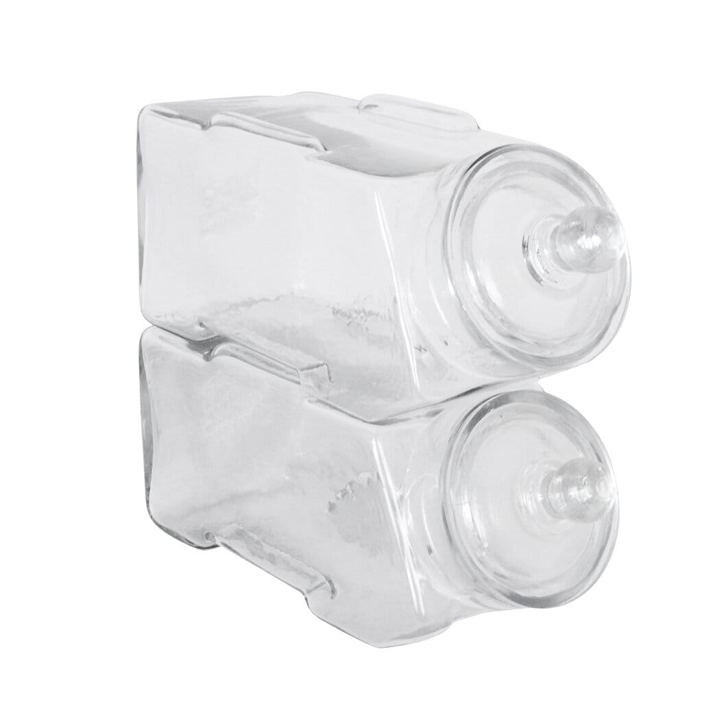 Glasburk Liggande/Stapelbar m. Lock - Liten - 8