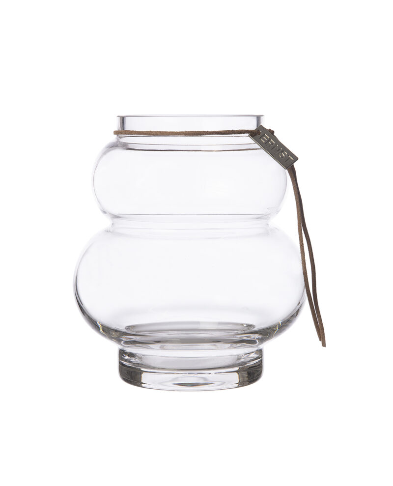 Ernst - Vas - Ljuslykta - Glas - Kurvig - 10 cm - 2
